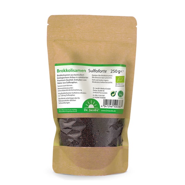 Brokkolisamen Sulfoforte BIO Brokkoli Sulforaphan 250 g