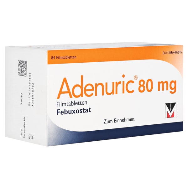 Adenuric 80 mg Filmtabletten 84 St