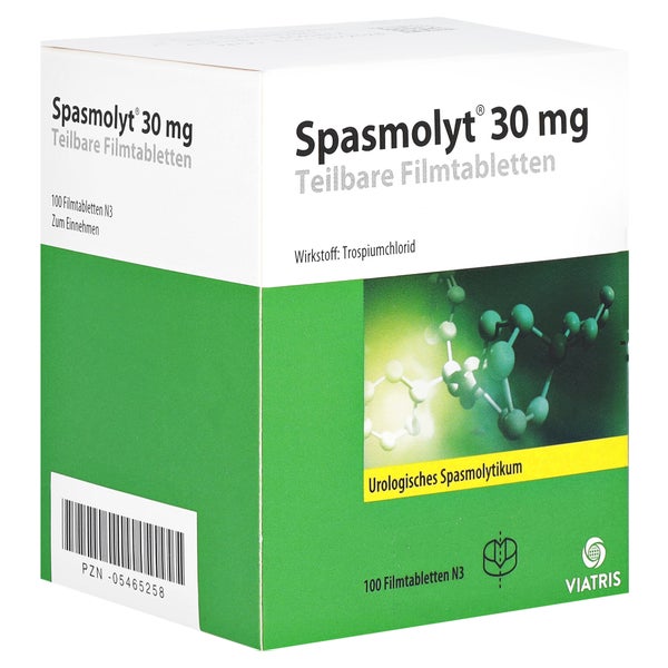 Spasmolyt 30 mg teilbare Filmtabletten 100 St