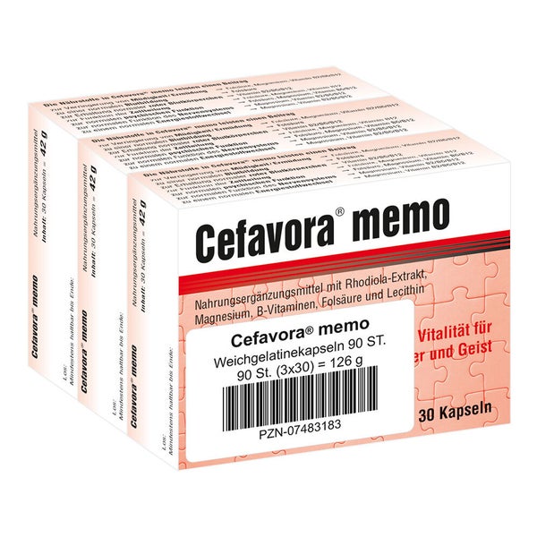 Cefavora memo Weichgelatinekapseln 90 St