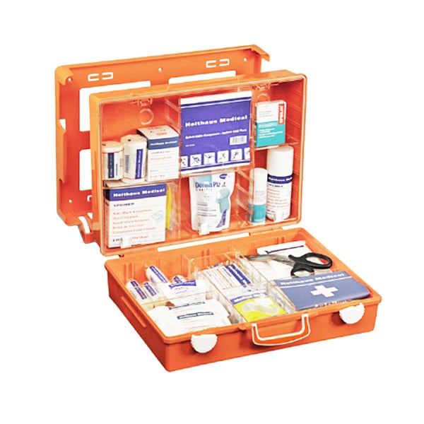 Holthaus Medical Sanitätskoffer Sport, orange, gefüllt 1 St