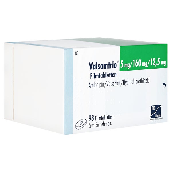 VALSAMTRIO 5 mg/160 mg/12,5 mg Filmtabletten 98 St