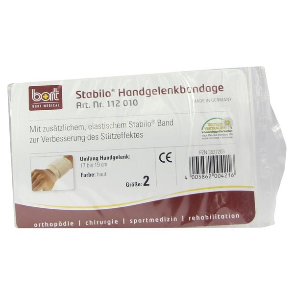 BORT Stabilo Handgelenkbandage Gr.2 haut 1 St