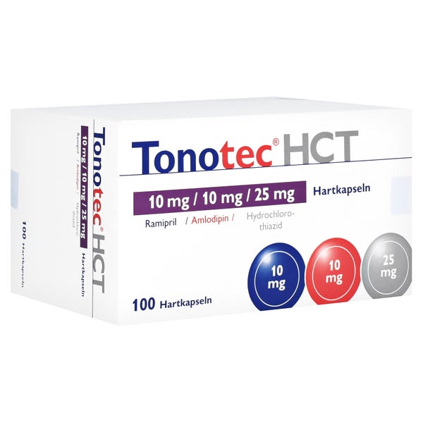 TONOTEC HCT 10 mg/10 mg/25 mg Hartkapseln 100 St