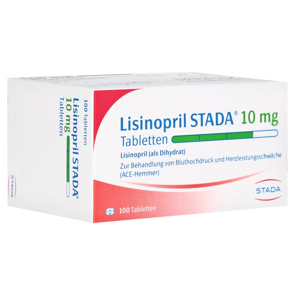 Lisinopril Stada 10 mg Tabletten 100 St