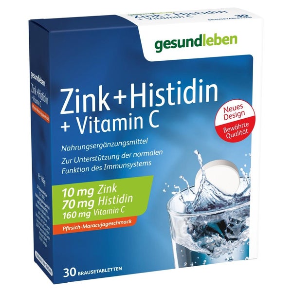 Gesund Leben Zink+histidin+vit.c Brauset 3X10 St