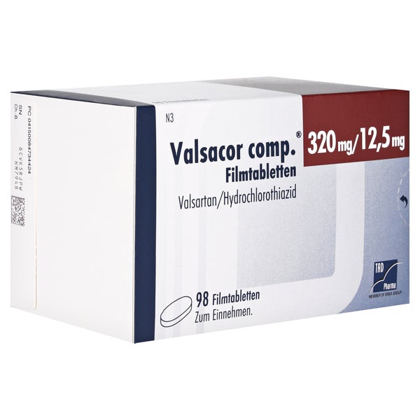 VALSACOR comp.320 mg/12,5 mg Filmtabletten 98 St