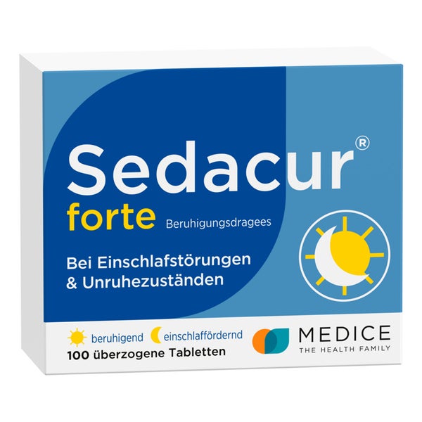 Sedacur Forte Beruhigungsdragees 100 St