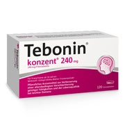 Produktabbildung: Tebonin® konzent® 240 mg Filmtabletten 120 St