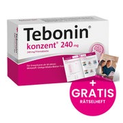 Produktabbildung: Tebonin® konzent® 240 mg Filmtabletten 120 St