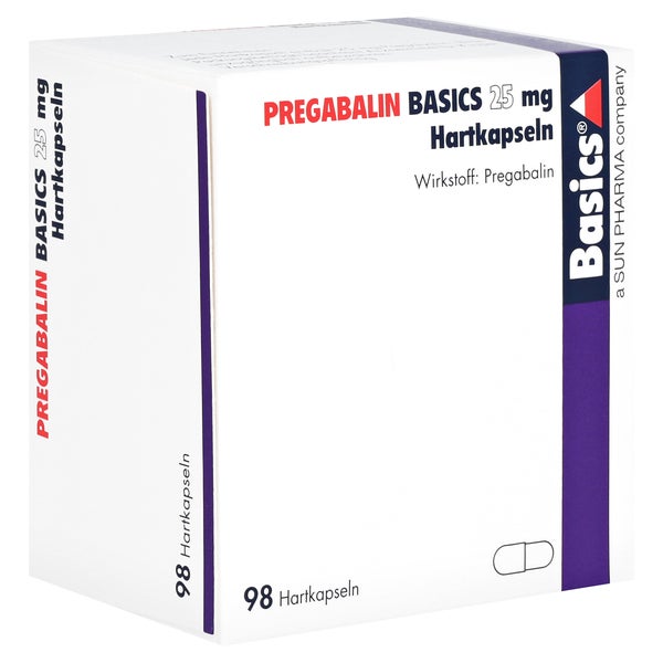 Pregabalin Basics 25 mg Hartkapseln 98 St