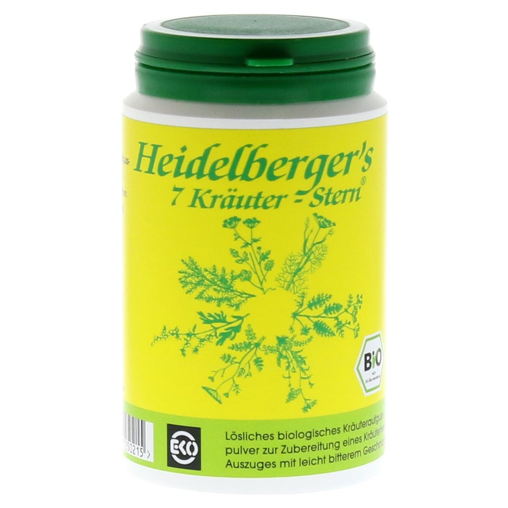 Heidelbergers 7 Kräuter Stern pdr Bio bte 100 g