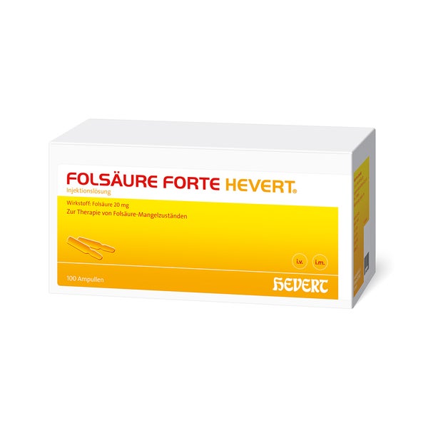 Folsäure Forte Hevert 100X2 ml