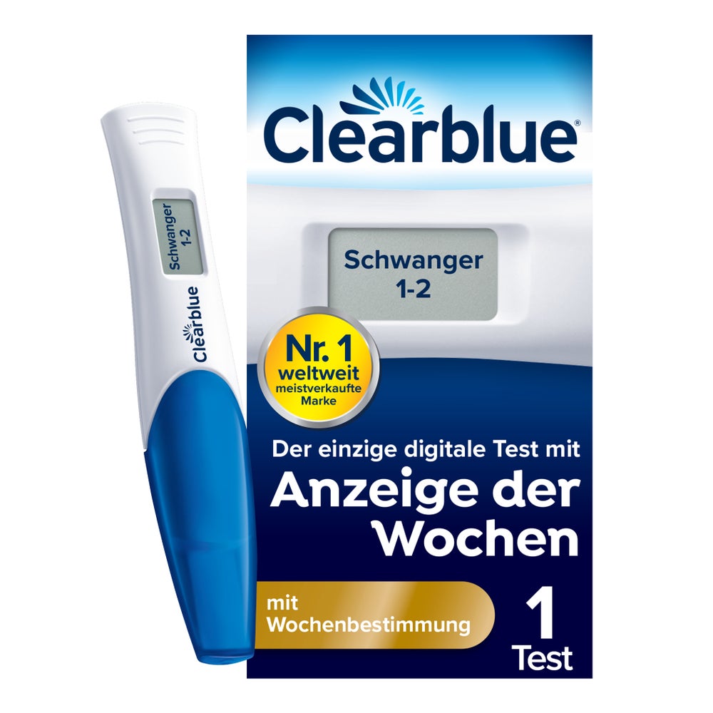 Clearblue Schwangerschaftstest MIT WOCHENBESTIMMUNG