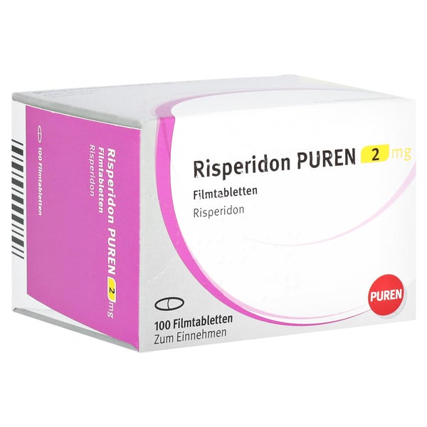 Risperidon Puren 2 mg Filmtabletten 100 St