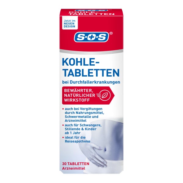 SOS Kohle-tabletten 30 St