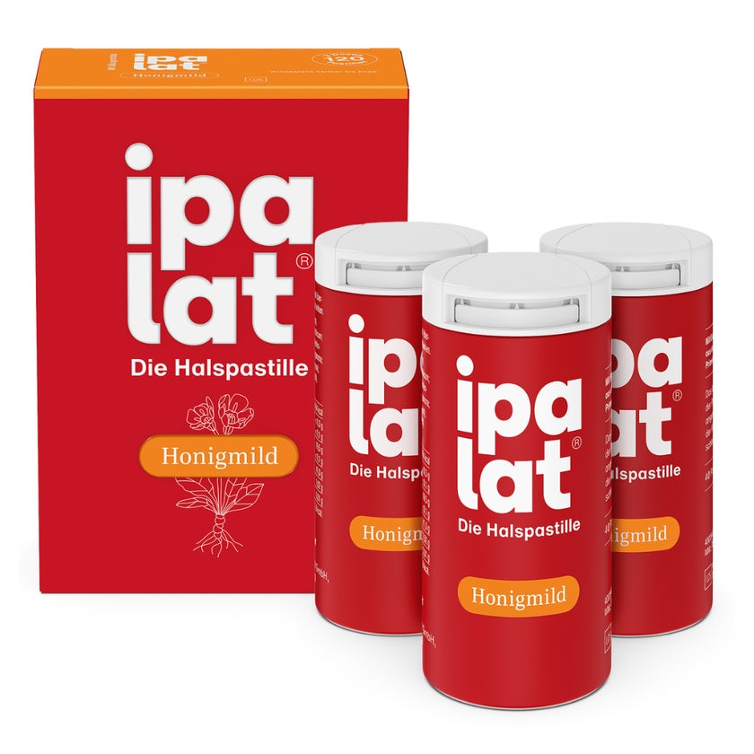 ipalat® Die Halspastille Honigmild 120 St