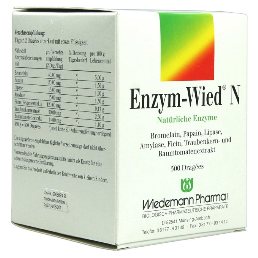 Enzym-wied N Dragees 500 St