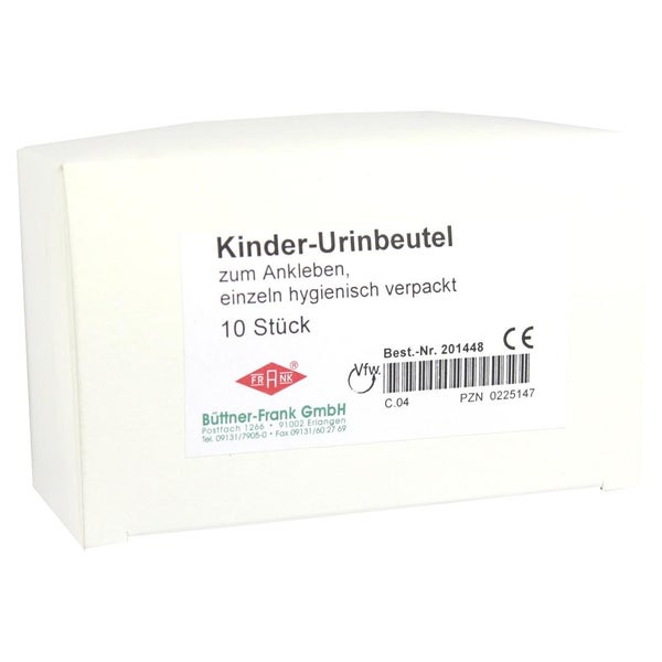 URIN Auffangbeutel F.kinder 100 ml 10 St