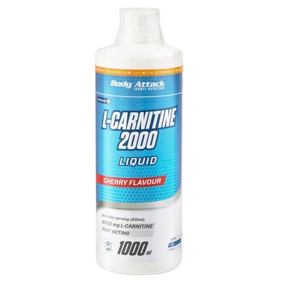 Body Attack L-Carnitine Liquid - Cherry 1000 ml