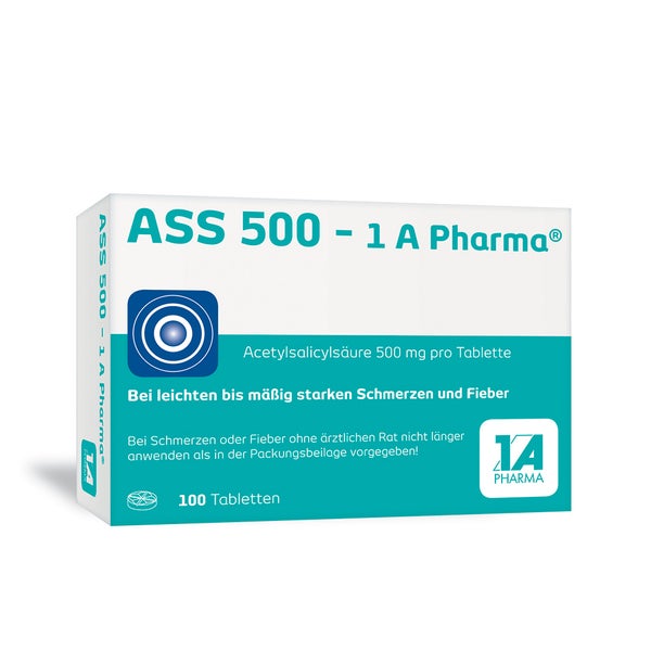 ASS 500-1 A Pharma Tabletten 100 St