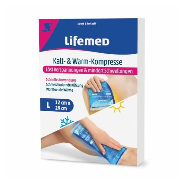 Lifemed Kalt- & Warm-Kompresse, Gr. L, 12 x 29 cm 1 St