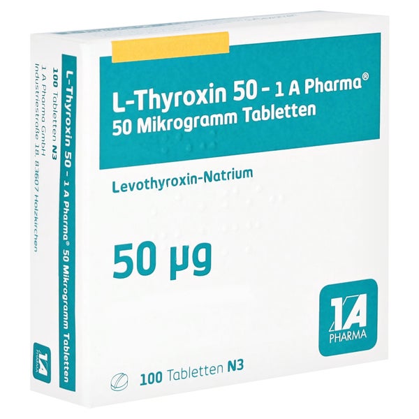L-thyroxin 50-1a Pharma Tabletten 100 St