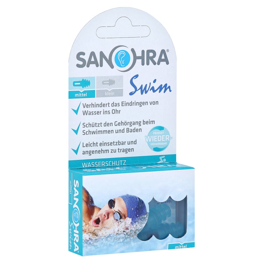 Sanohra swim Ohrenschutz f.Erwachsene 2 St