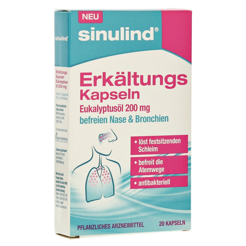 Sinulind Erkältungs Kapseln 20 St