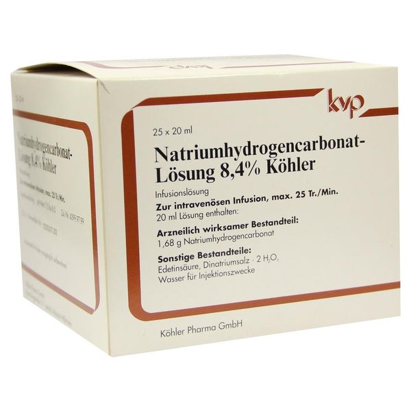 Natriumhydrogencarbonat-Lösung 8,4% Köhler 25X20 ml