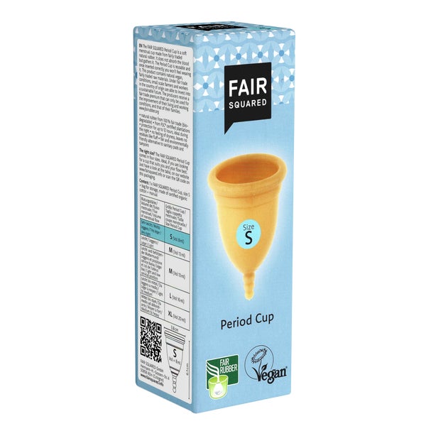 Naturkautschuk Menstruationstasse vegan Größe S, 12h Schutz (1 Stück) 1 St