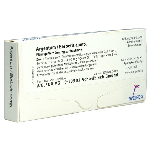 Argentum/berberis Comp.ampullen 8 St