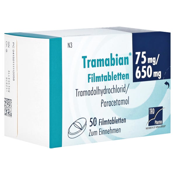 Tramabian 75 Mg/650 mg Filmtabletten 50 St