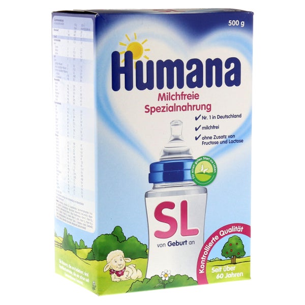 Humana SL Milchfreie Spezialnahrung Pulv 500 g