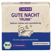 Produktabbildung: HOYER Gute Nacht Trunk BIO Trinkampullen 10X10 ml