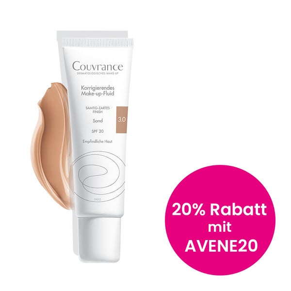 Avène Couvrance Korrigierendes Make-up Fluid Sand 3.0 30 ml