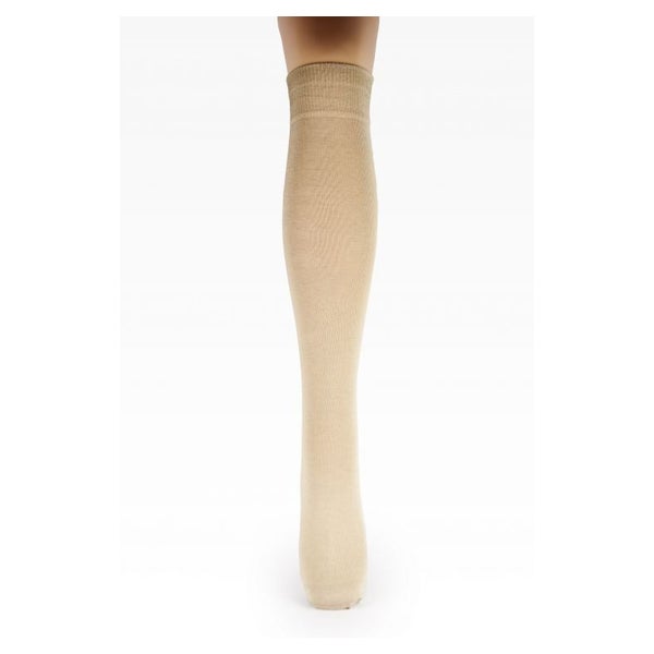 Gr. 44 - 46 Silversoft® - Diabetikersocken Kniestrümpfe, Beige 2 St