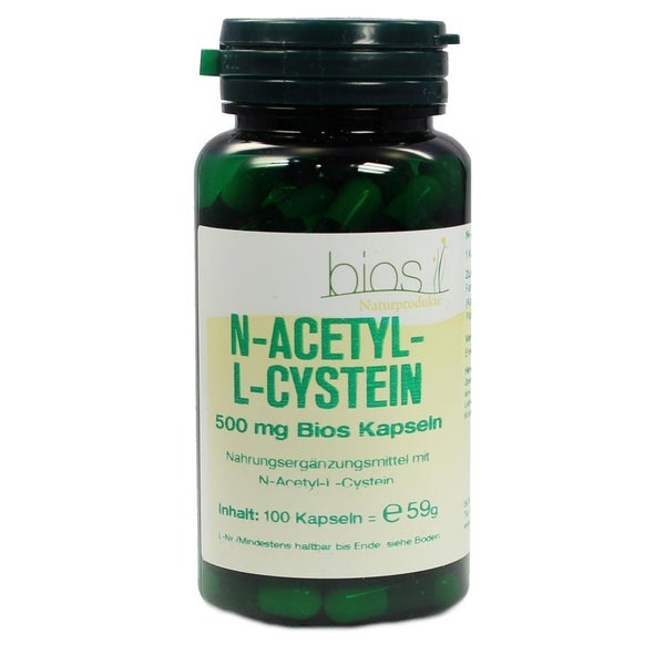 N-acetyl-l-cystein 500 mg Bios Kapseln 100 St