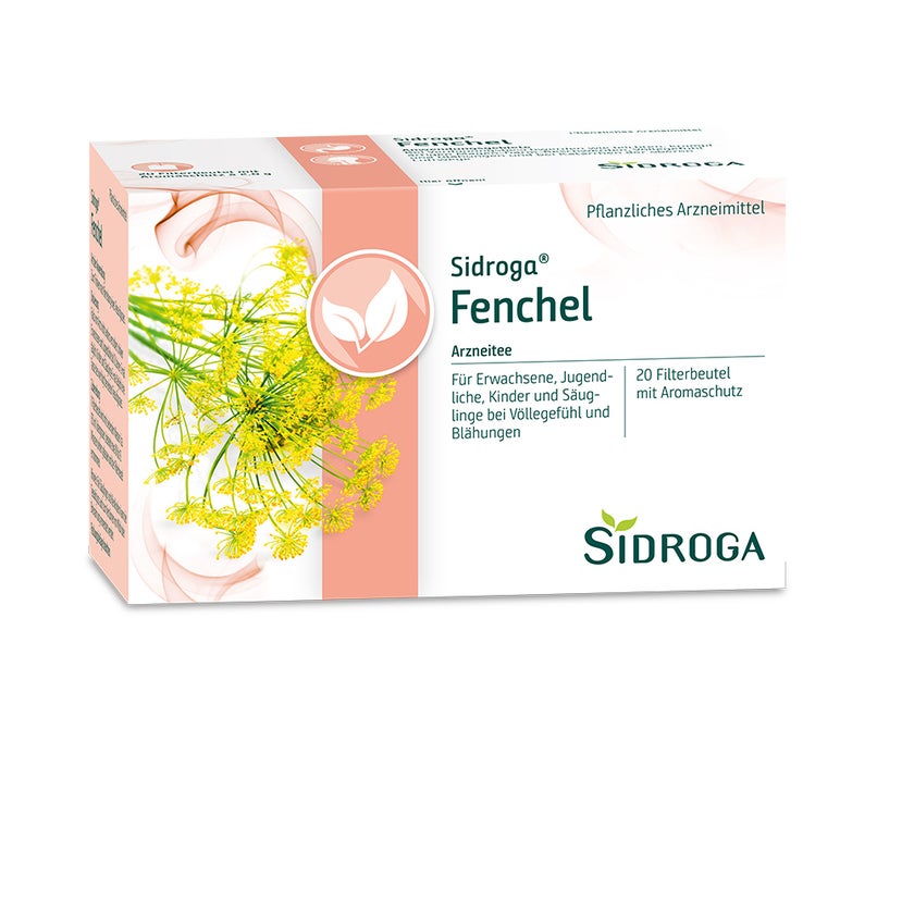 Sidroga Fenchel Tee Filterbeutel 20X2,0 g