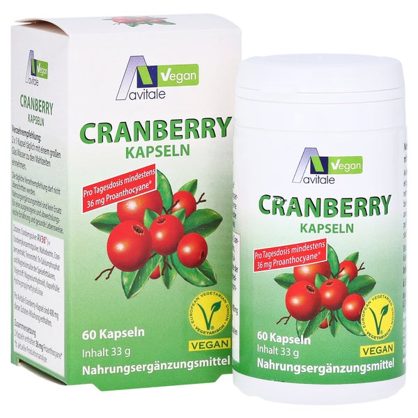Avitale Cranberry Vegan 60 St