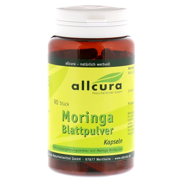 Moringa Blattpulver Kapseln 90 St