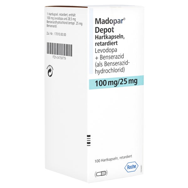 Madopar Depot Hartkapseln retardiert 100 St