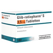 Glib-ratiopharm S 3,5 mg Tabletten 180 St