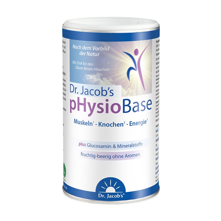 Dr. Jacob's pHysioBase Basen-Citrat-Basenpulver + Glucosamin 300 g