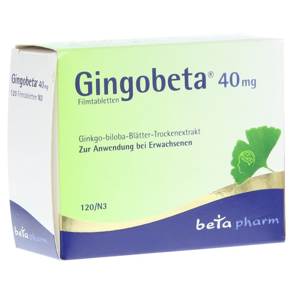 Gingobeta 40 mg Filmtabletten 120 St