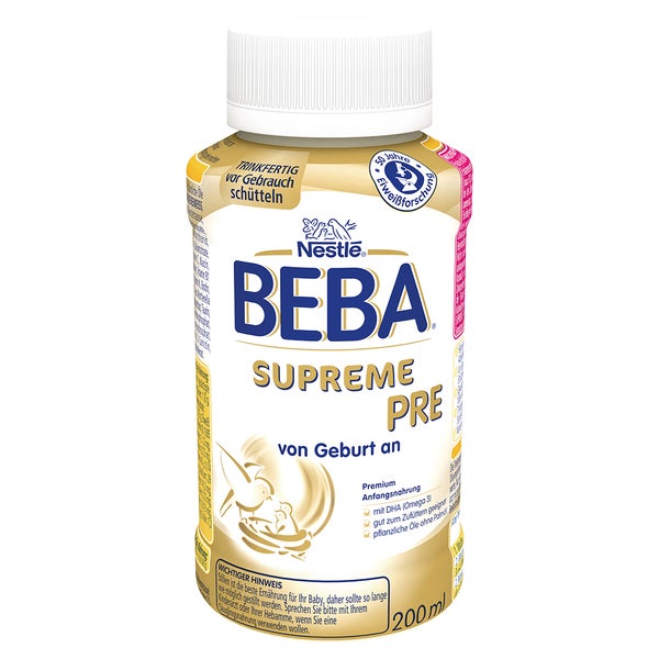 Nestlé BEBA SUPREME Pre Anfangsmilch 6X200 ml