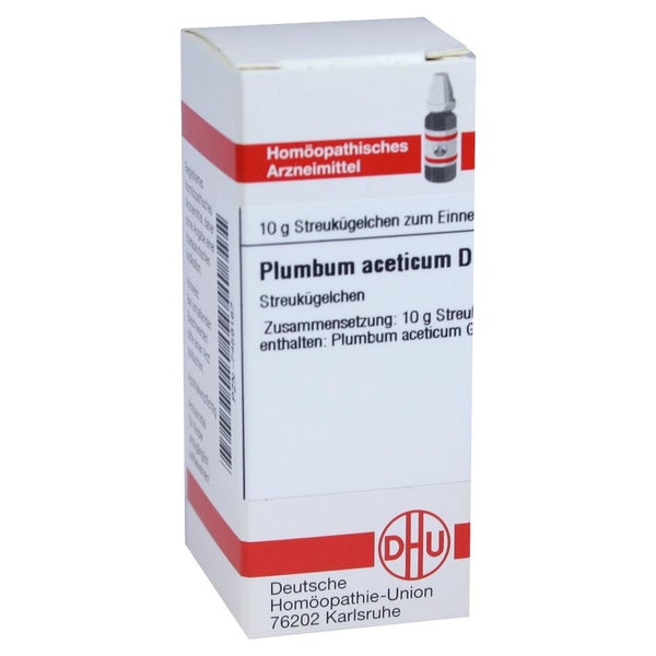 Plumbum Aceticum D 6 Globuli 10 g