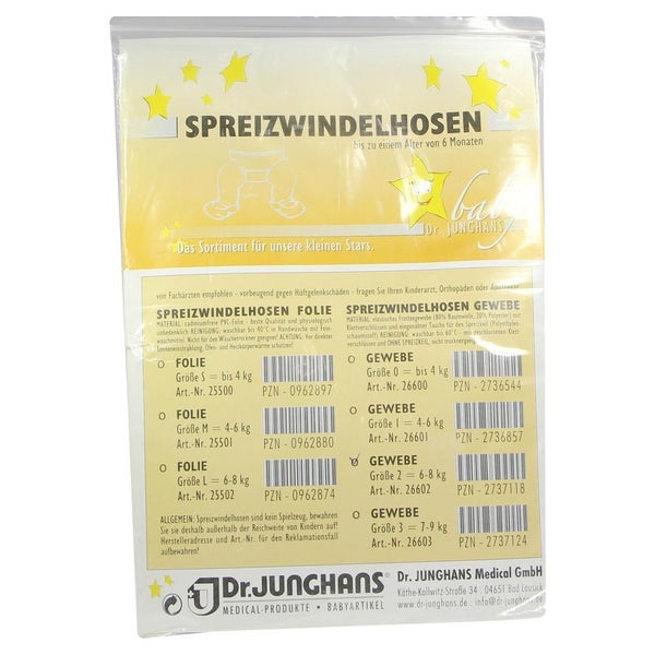 Spreizhöschen Gewebe F.säuglinge Gr.2 1 St