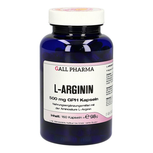 L-arginin 500 mg GPH Kapseln 160 St