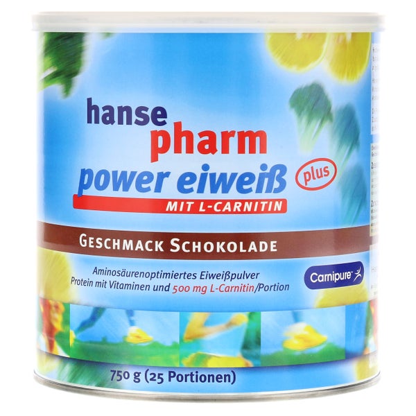 Hansepharm Power Eiweiß plus Schoko Pulv 750 g